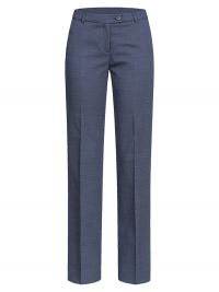 Damen Stoffhose modern Pinpoint Blau – elegante Businesshose mit 37.5® Technologie